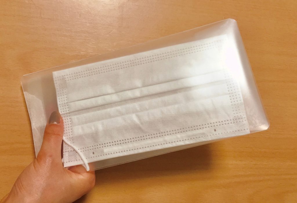 マスクケースの作り方クリアファイルで簡単！立体的に作れる型紙