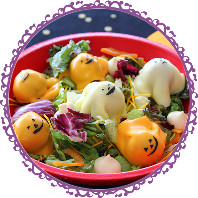 ハロウィンサラダ簡単レシピ紫キャベツ！盛りつけの人気アイデア７選